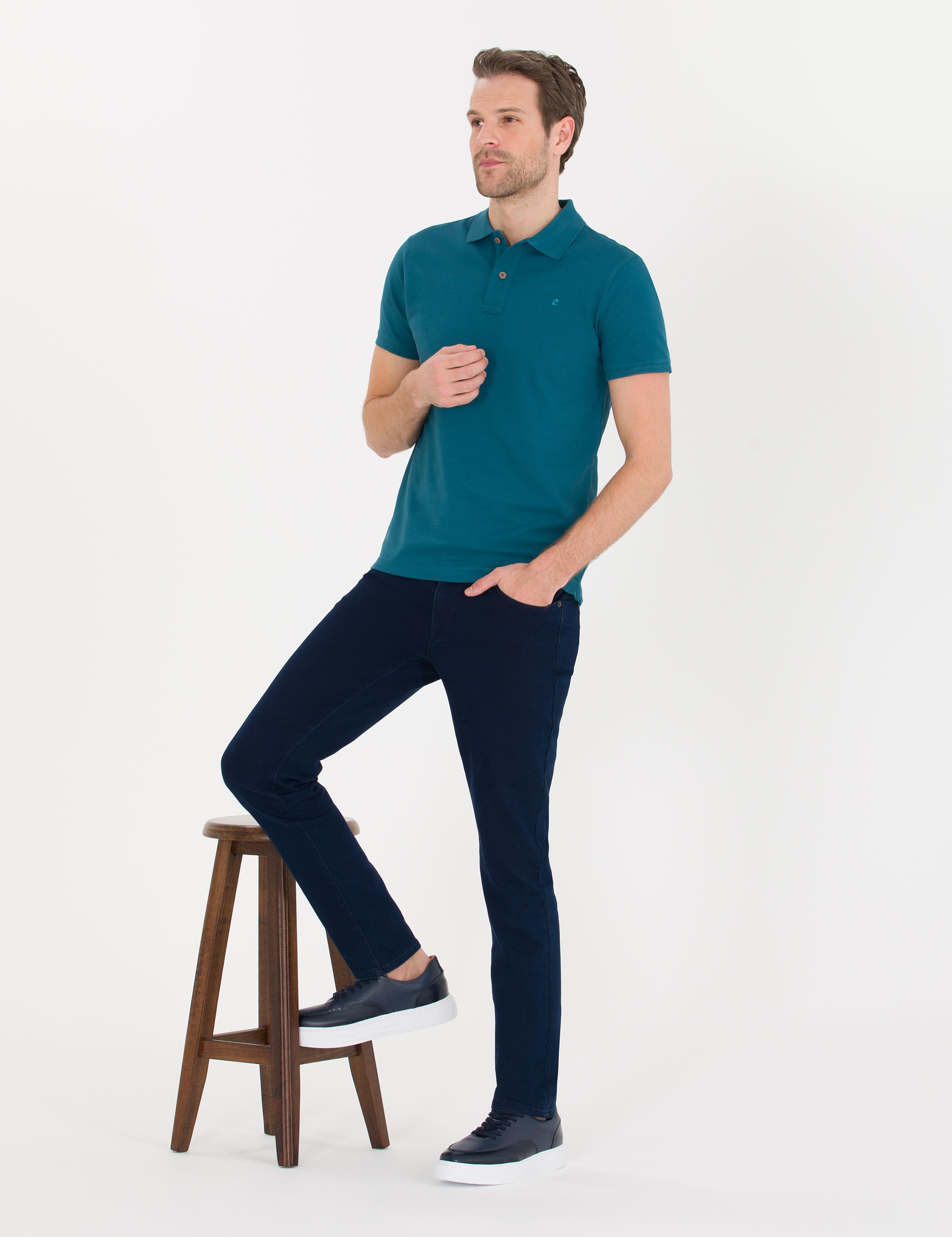 Zümrüt Slim Fit Polo Yaka Basic Tişört