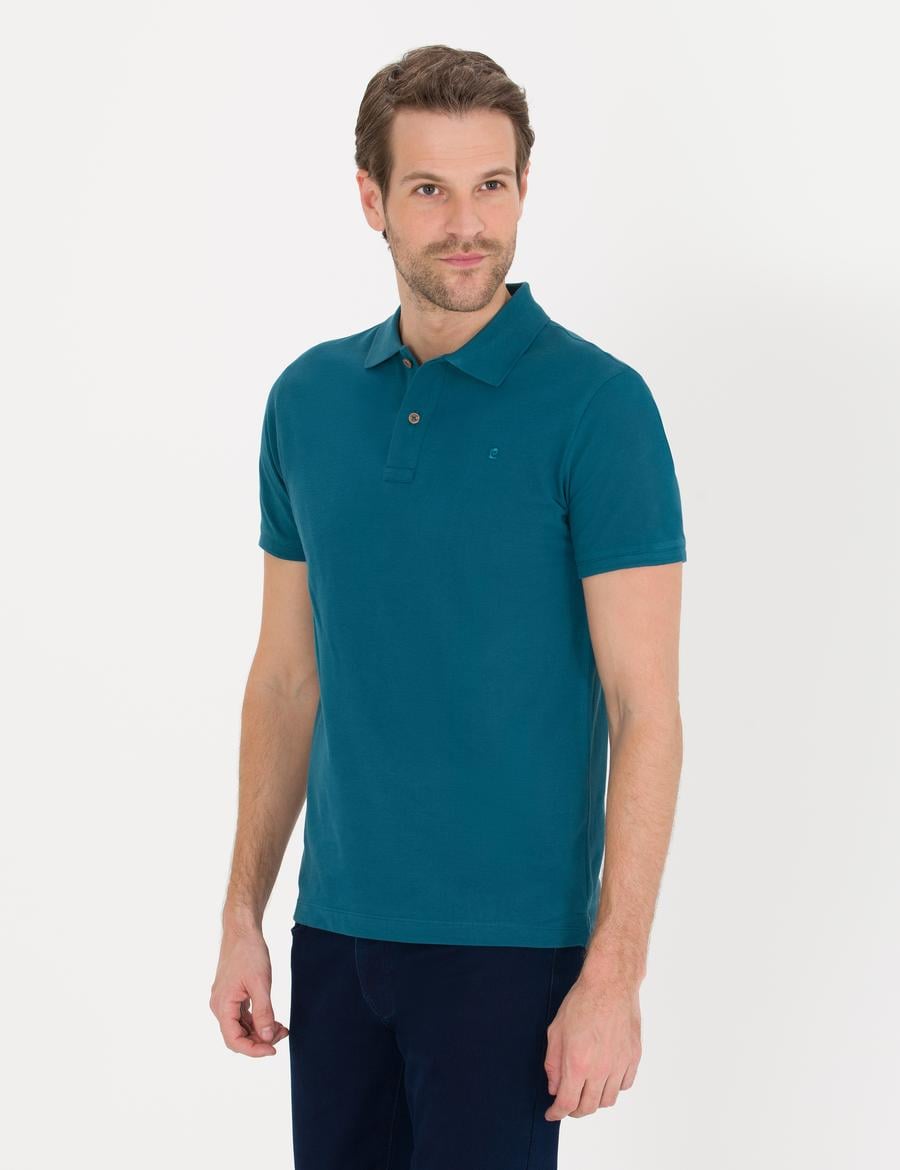 Zümrüt Slim Fit Polo Yaka Basic Tişört