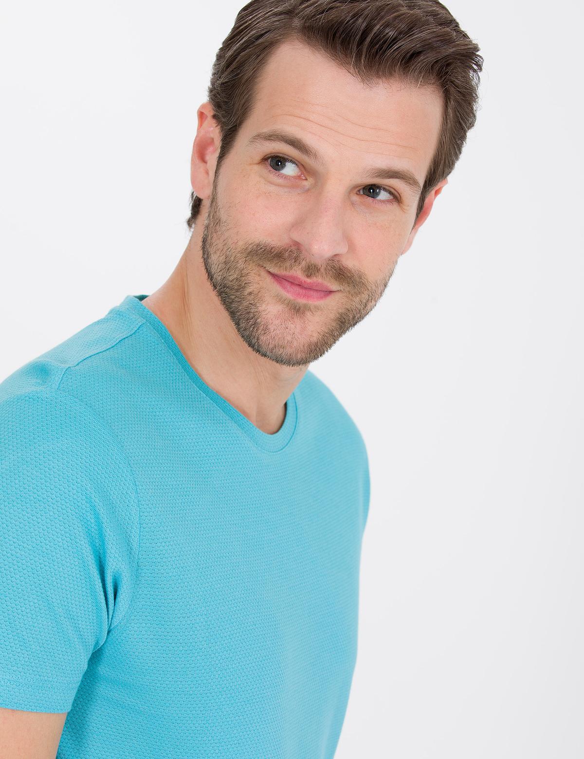 Mavi Slim Fit Basic Tişört - 50267073068