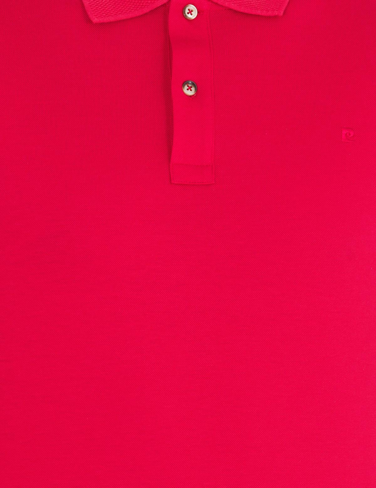 Kırmızı Slim Fit Polo Yaka Merserize Tişört - 50262665139