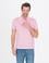 Pembe Slim Fit Polo Yaka Merserize Tişört