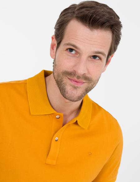 Safran Slim Fit Polo Yaka Merserize Tişört - 50262665278