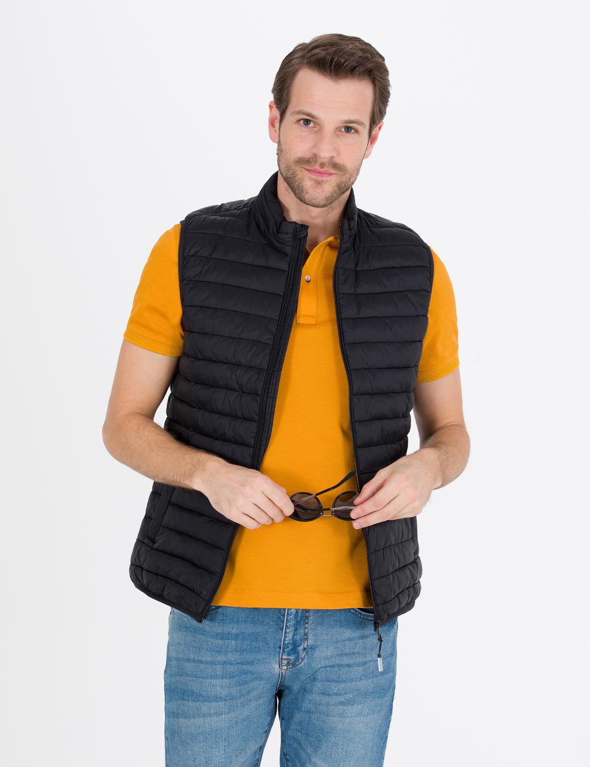 Siyah Su İtici Özellikli Yelek - 50264597025