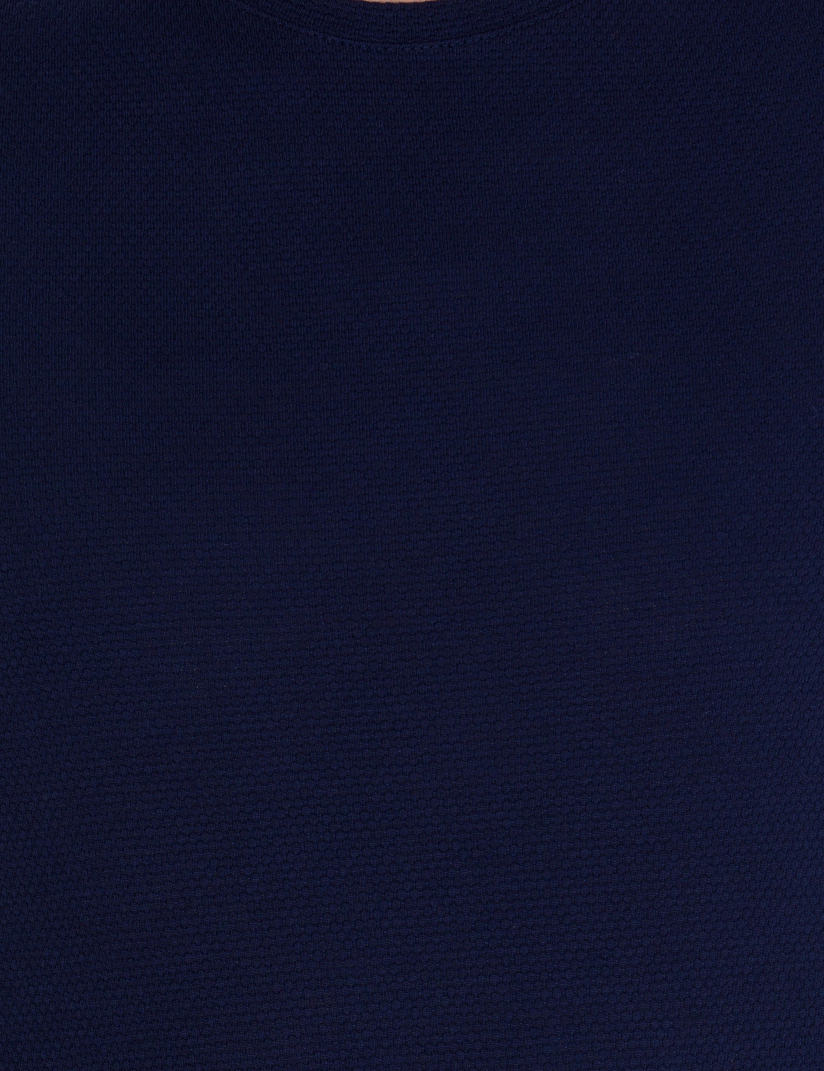 Lacivert Slim Fit Basic Tişört