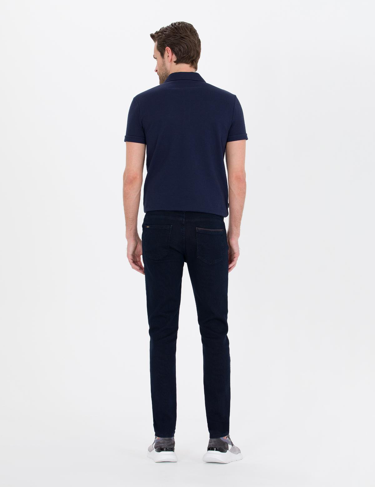 Koyu Lacivert Slim Fit Jean Pantolon - 50267832060