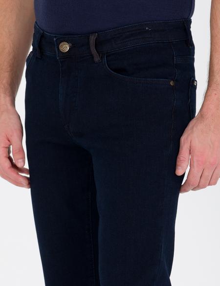 Koyu Lacivert Slim Fit Jean Pantolon - 50267832060