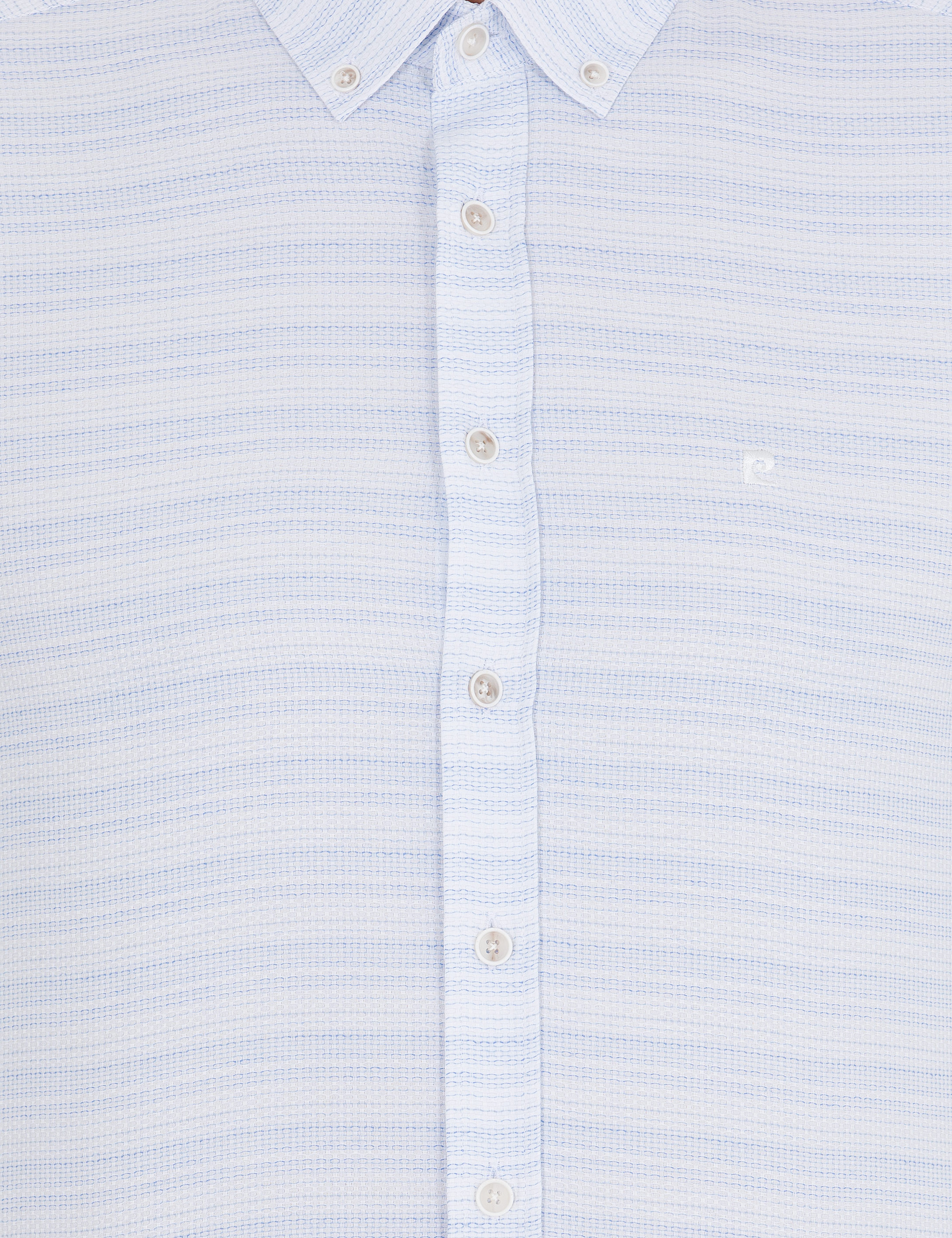 Açık Mavi Slim Fit Uzun Kollu Gömlek - Image 6