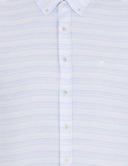 Açık Mavi Slim Fit Uzun Kollu Gömlek - 50267994002