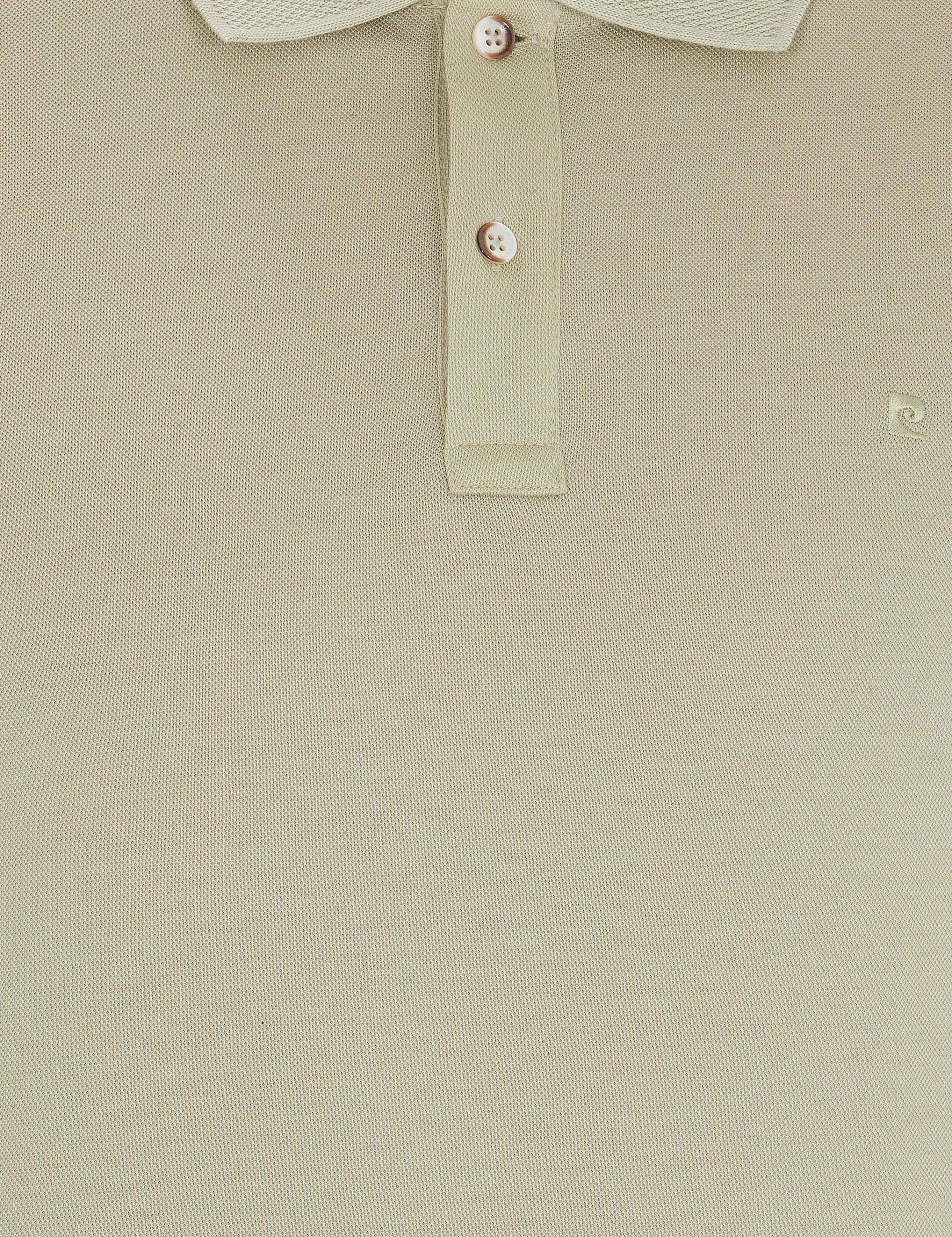 Yeşil Slim Fit Polo Yaka Merserize Tişört