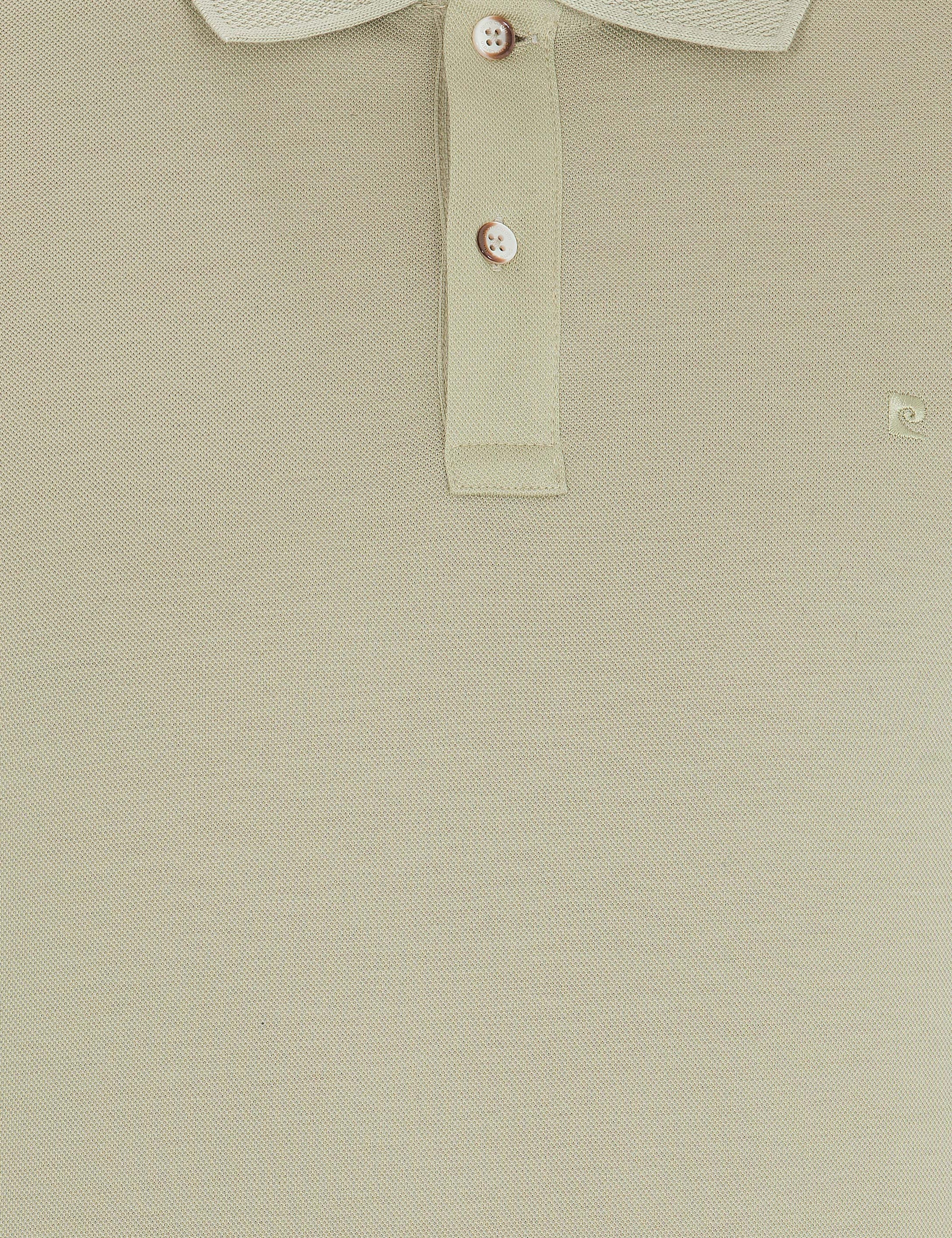 Yeşil Slim Fit Polo Yaka Merserize Tişört