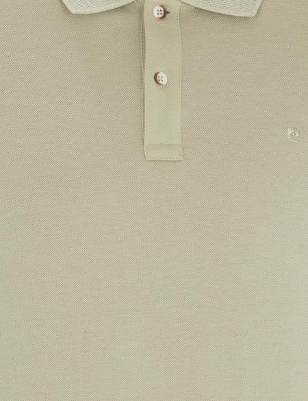 Yeşil Slim Fit Polo Yaka Merserize Tişört - 50262665284