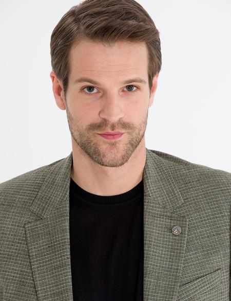 Haki Slim Fit Ceket - 50265830071