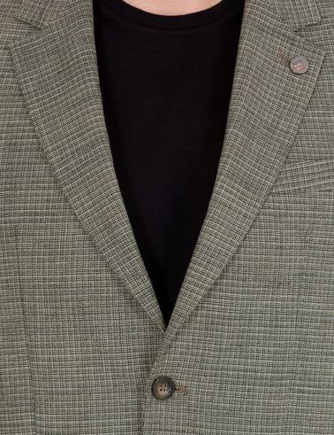 Haki Slim Fit Ceket