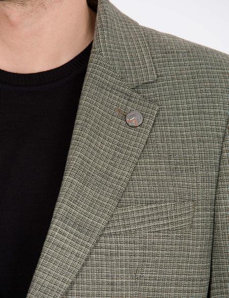 Haki Slim Fit Ceket - 50265830071