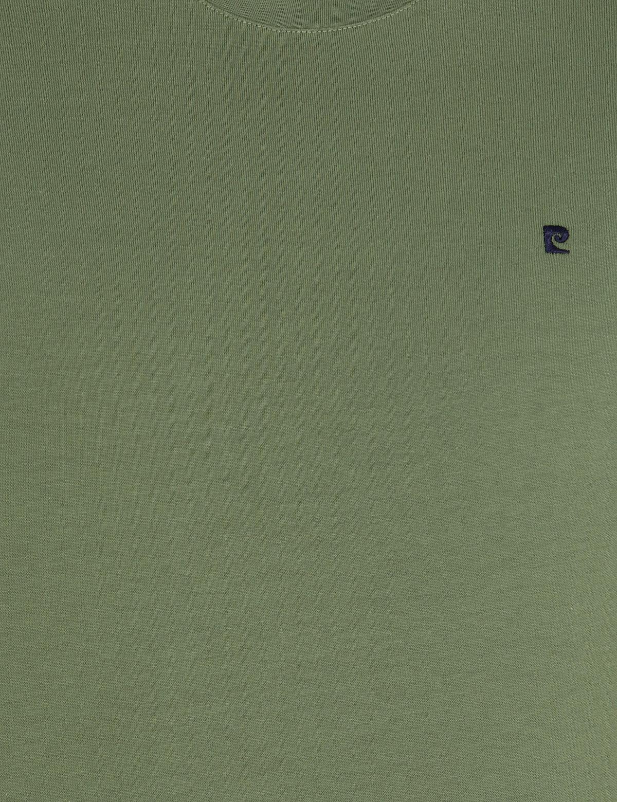 Haki Slim Fit Bisiklet Yaka Basic Tişört - 50269977020