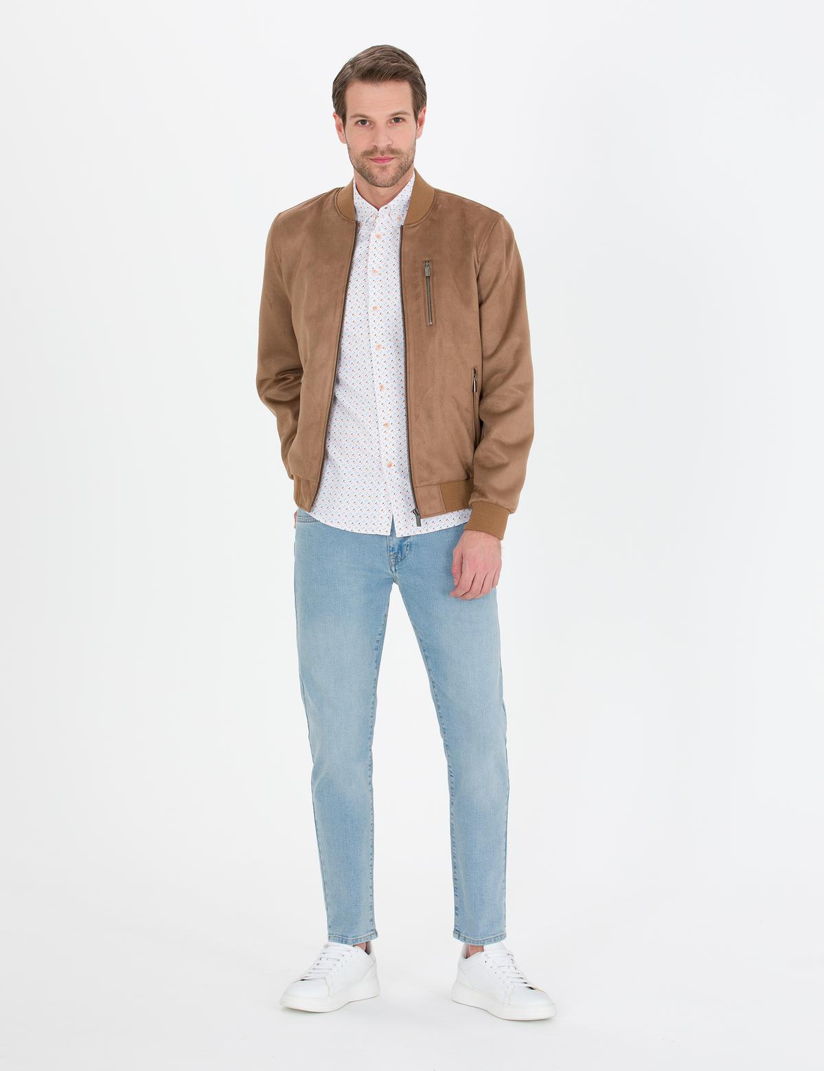 Vizon Deri Ceket - 50275754012