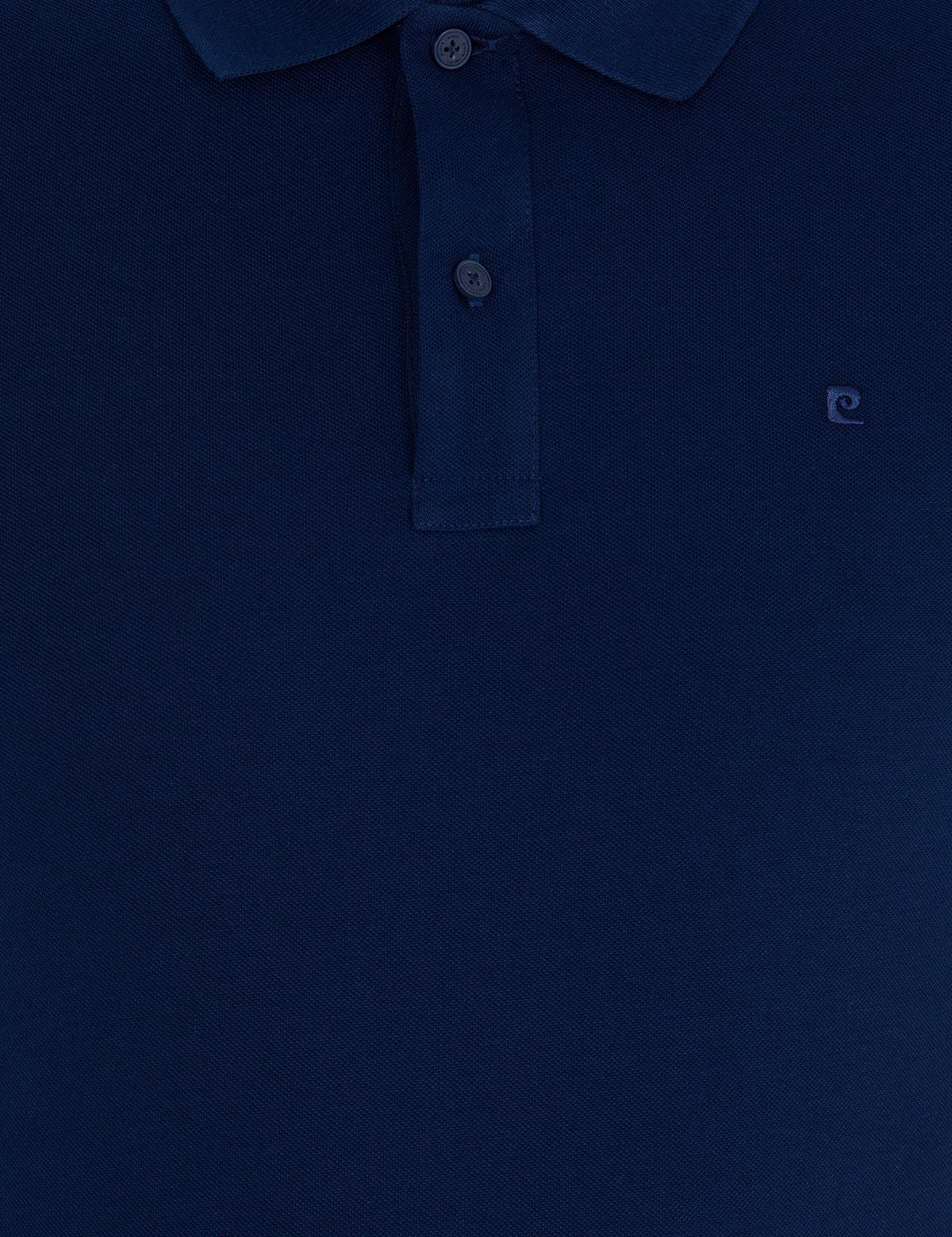 Lacivert Slim Fit Polo Yaka Basic Tişört - 50262660128