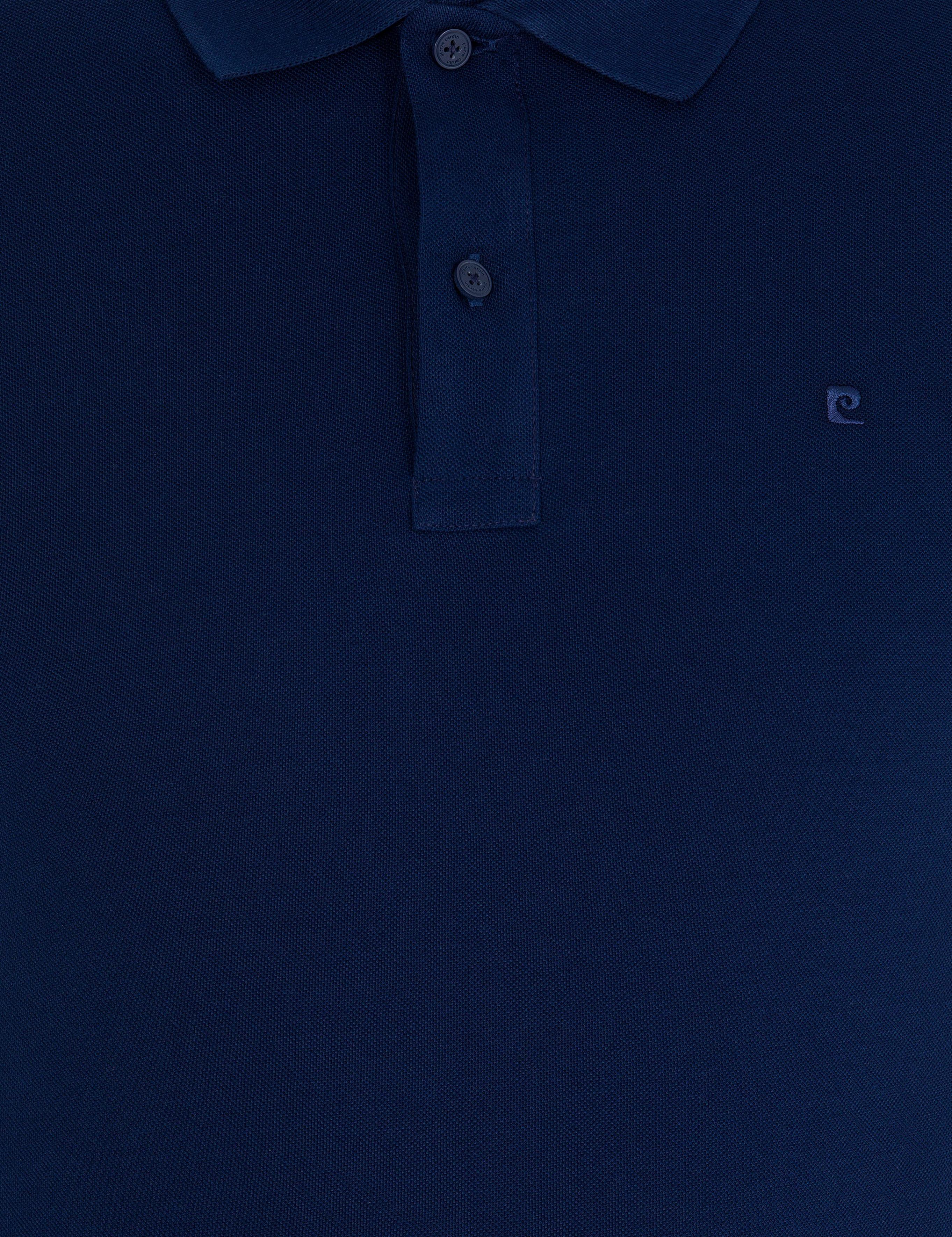Lacivert Slim Fit Polo Yaka Basic Tişört
