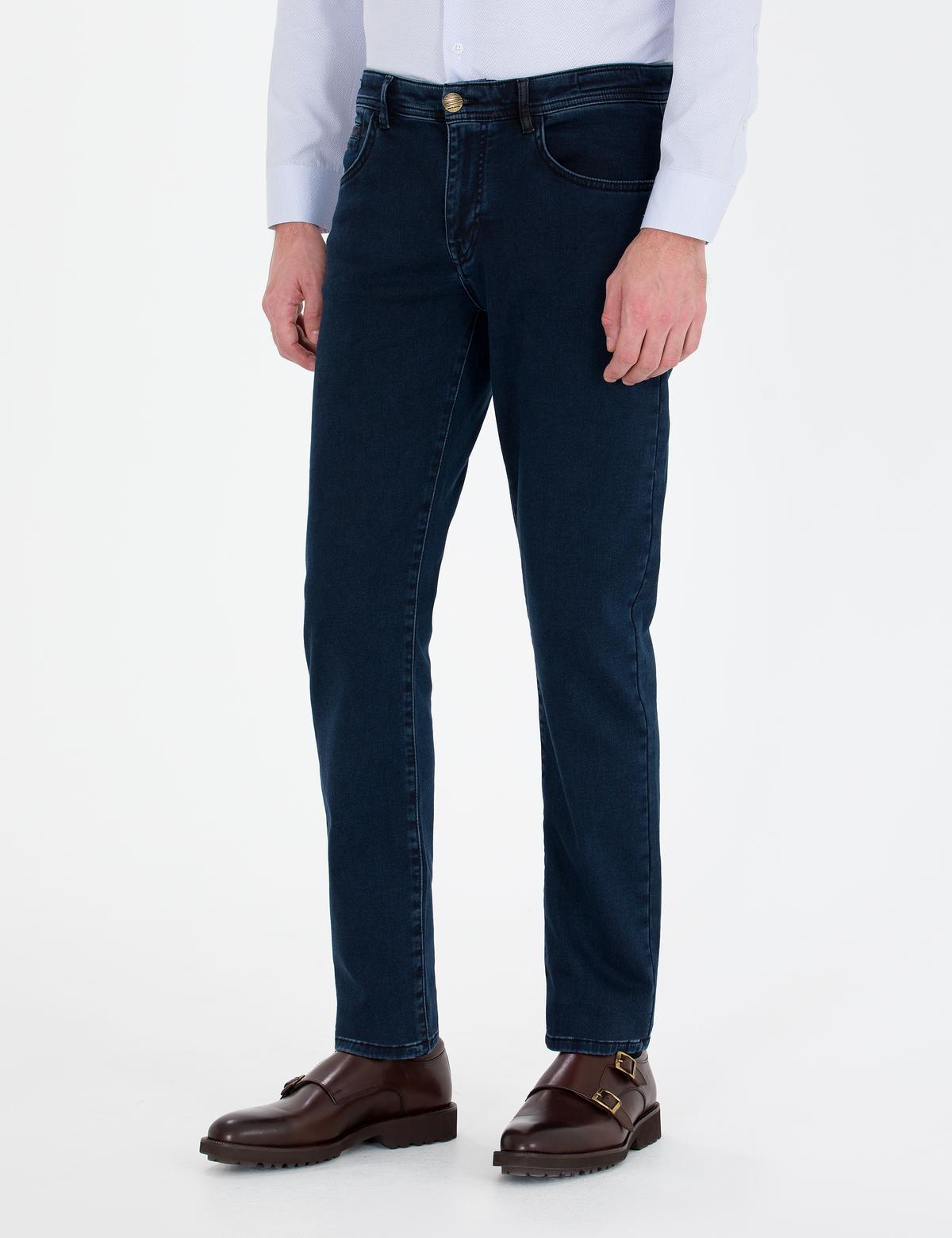 Lacivert Straight Fit Jean Pantolon - 50265295010