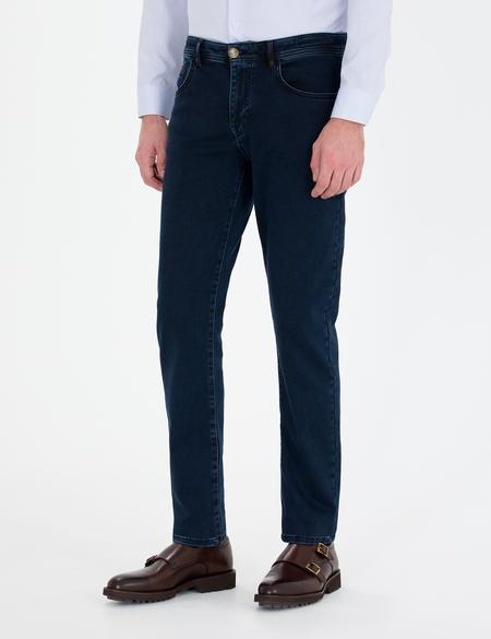 Lacivert Straight Fit Jean Pantolon - 50265295010