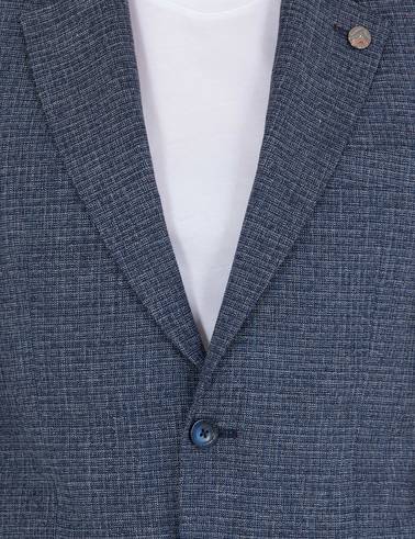 Lacivert Slim Fit Ceket
