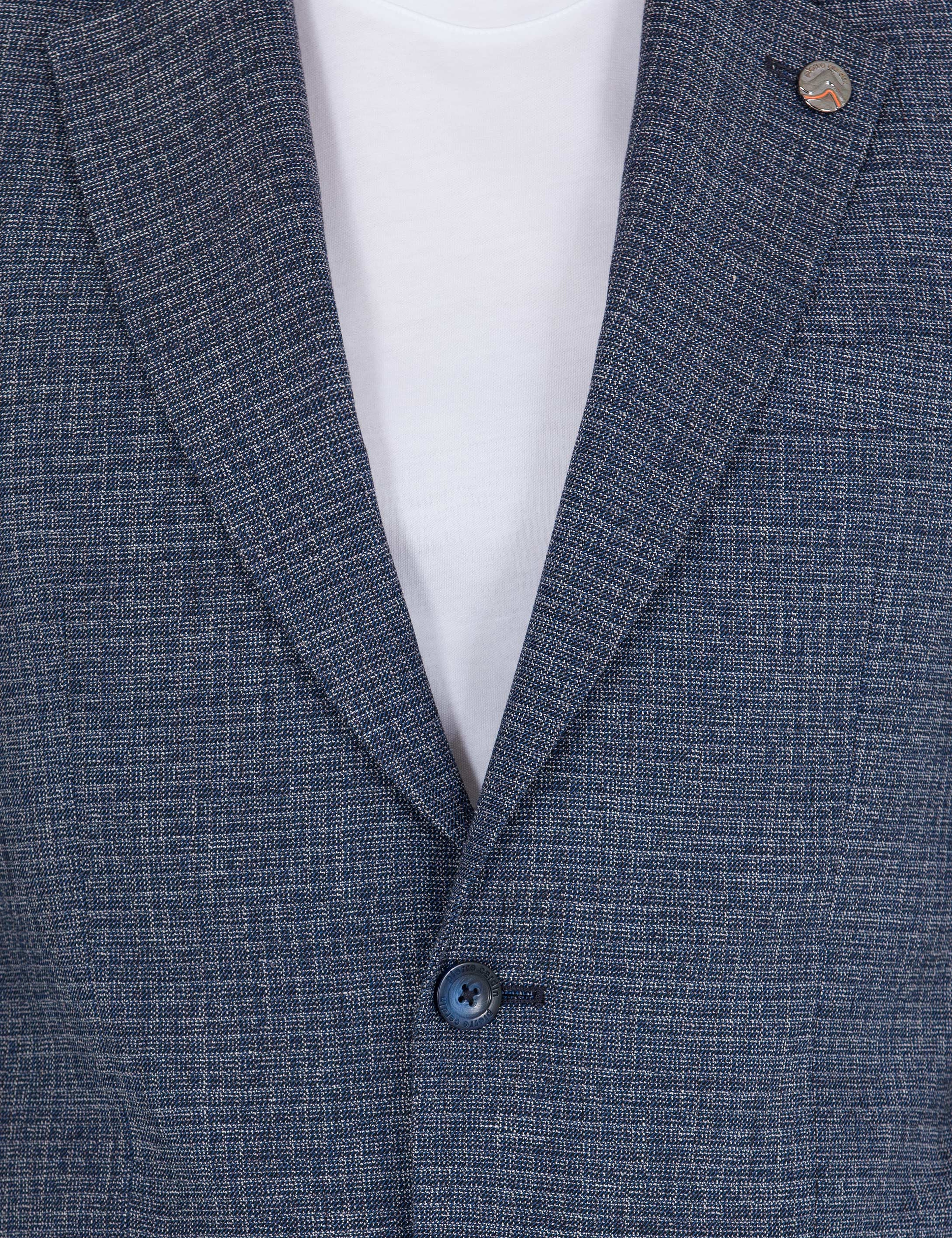 Lacivert Slim Fit Ceket - Image 6