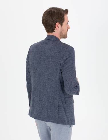 Lacivert Slim Fit Ceket