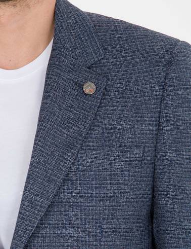 Lacivert Slim Fit Ceket