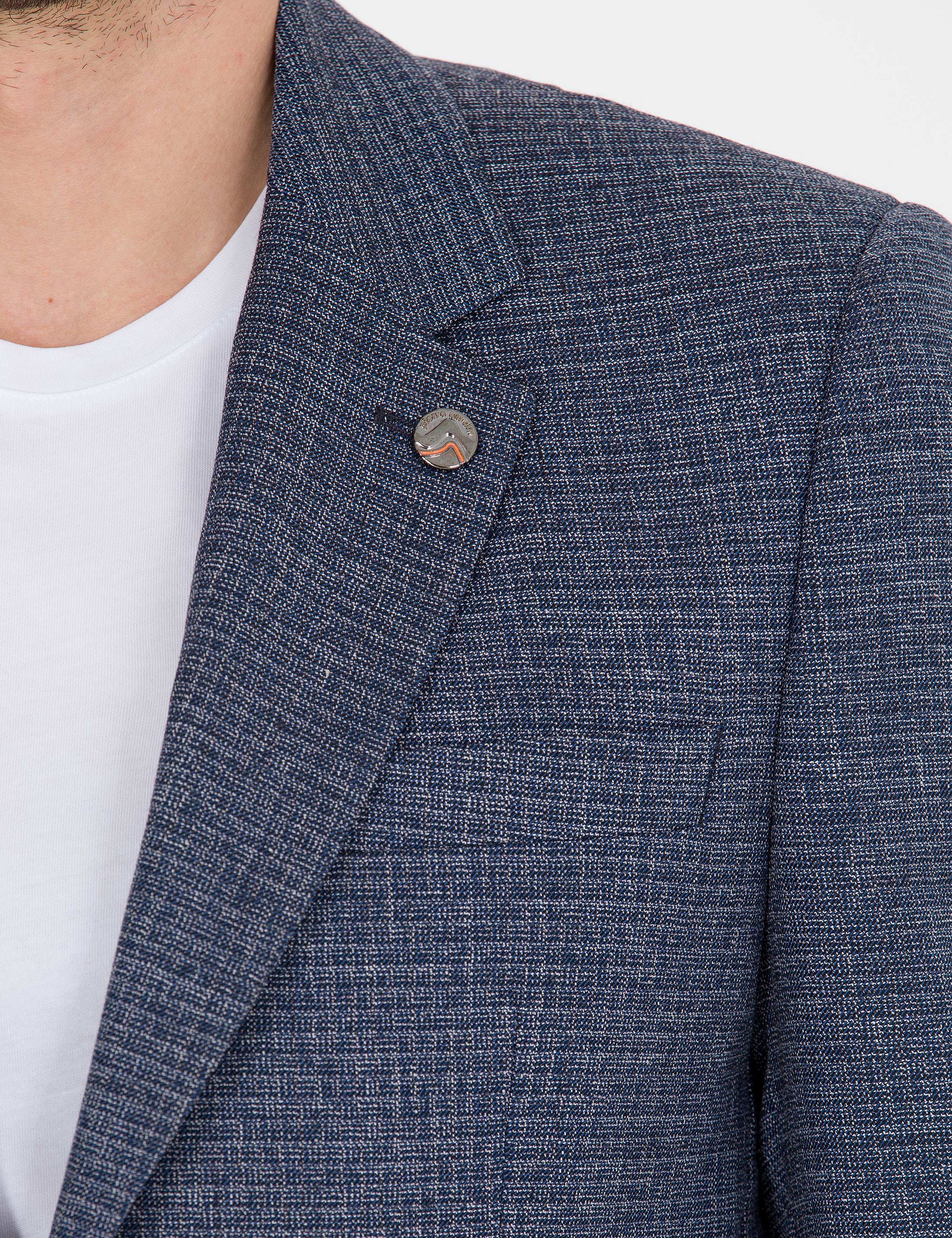 Lacivert Slim Fit Ceket - Image 7