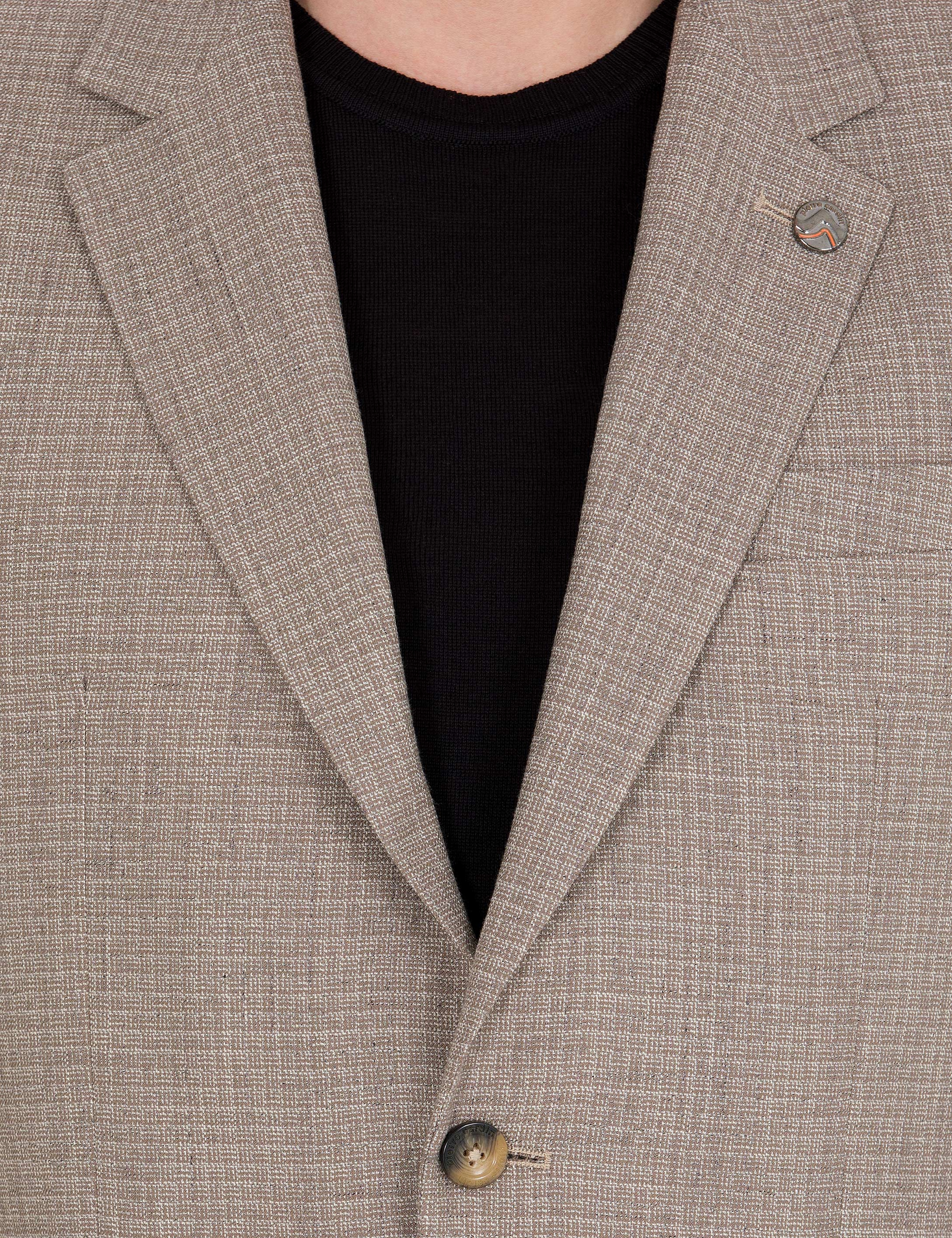 Açık Kahverengi Slim Fit Ceket