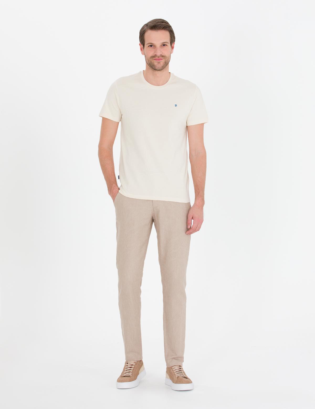 Taş Slim Fit Bisiklet Yaka Basic Tişört - 50269977033