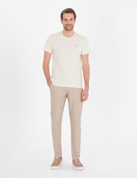 Taş Slim Fit Bisiklet Yaka Basic Tişört - 50269977033