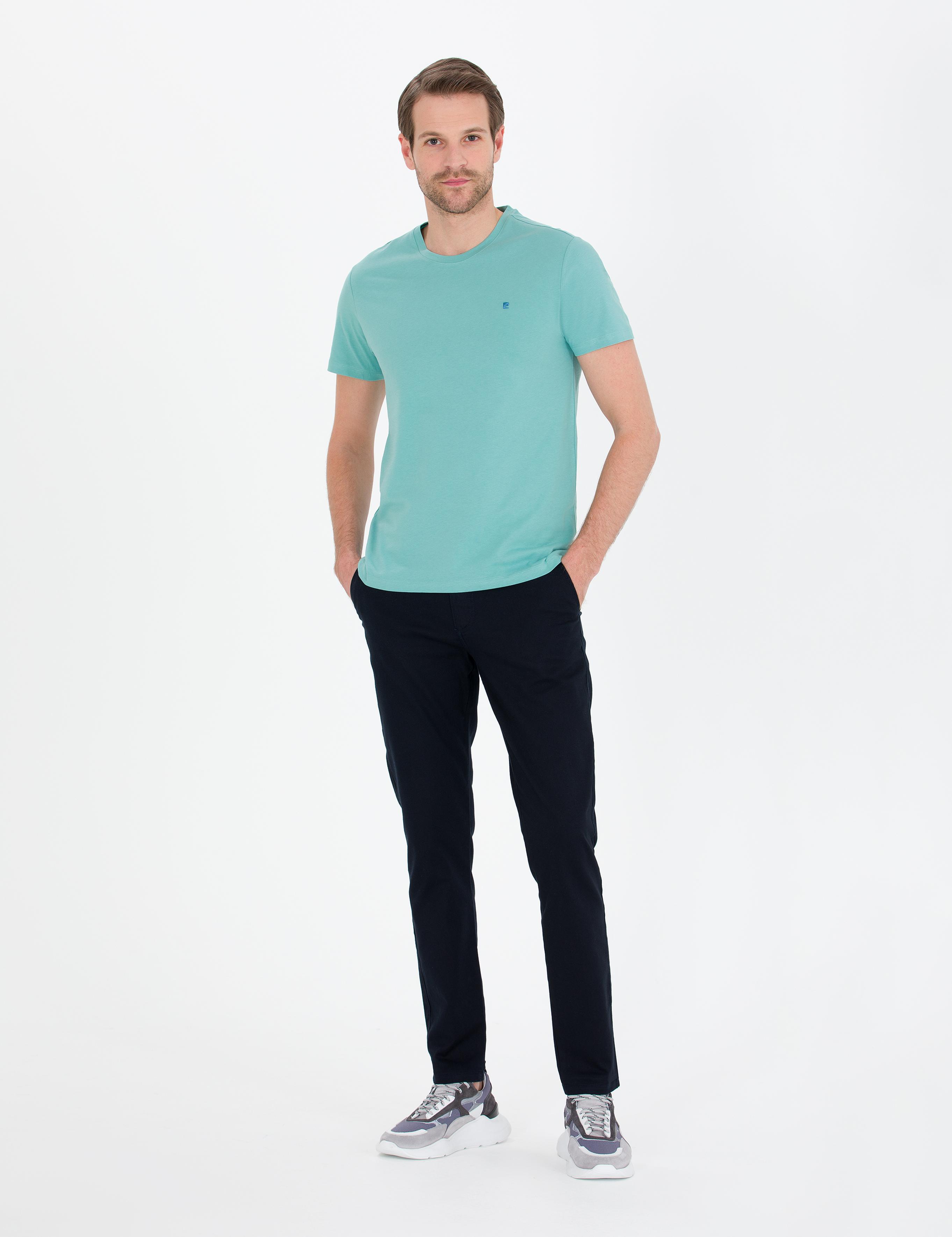 Çağla Slim Fit Bisiklet Yaka Basic Tişört