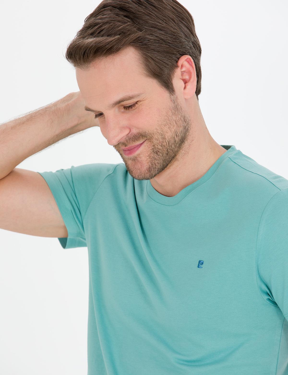 Çağla Slim Fit Bisiklet Yaka Basic Tişört - 50269977037