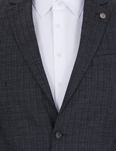 Siyah Ex. Slim Fit Ceket
