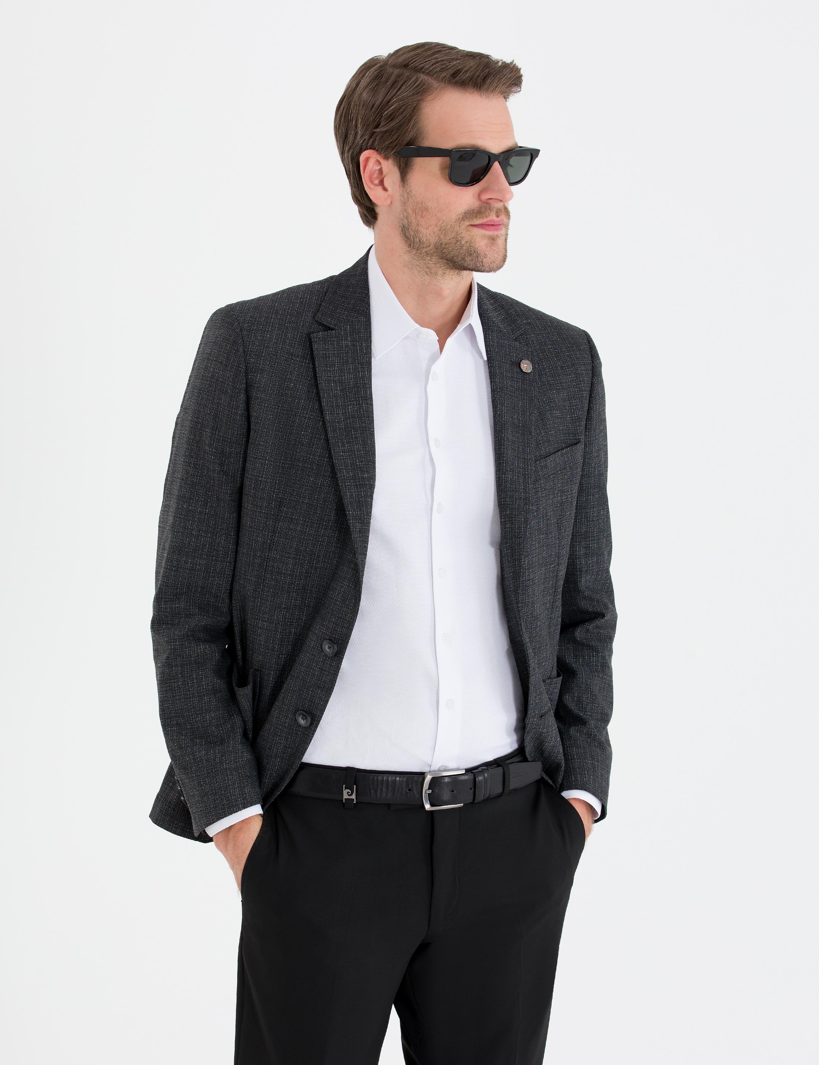 Siyah Ex. Slim Fit Ceket