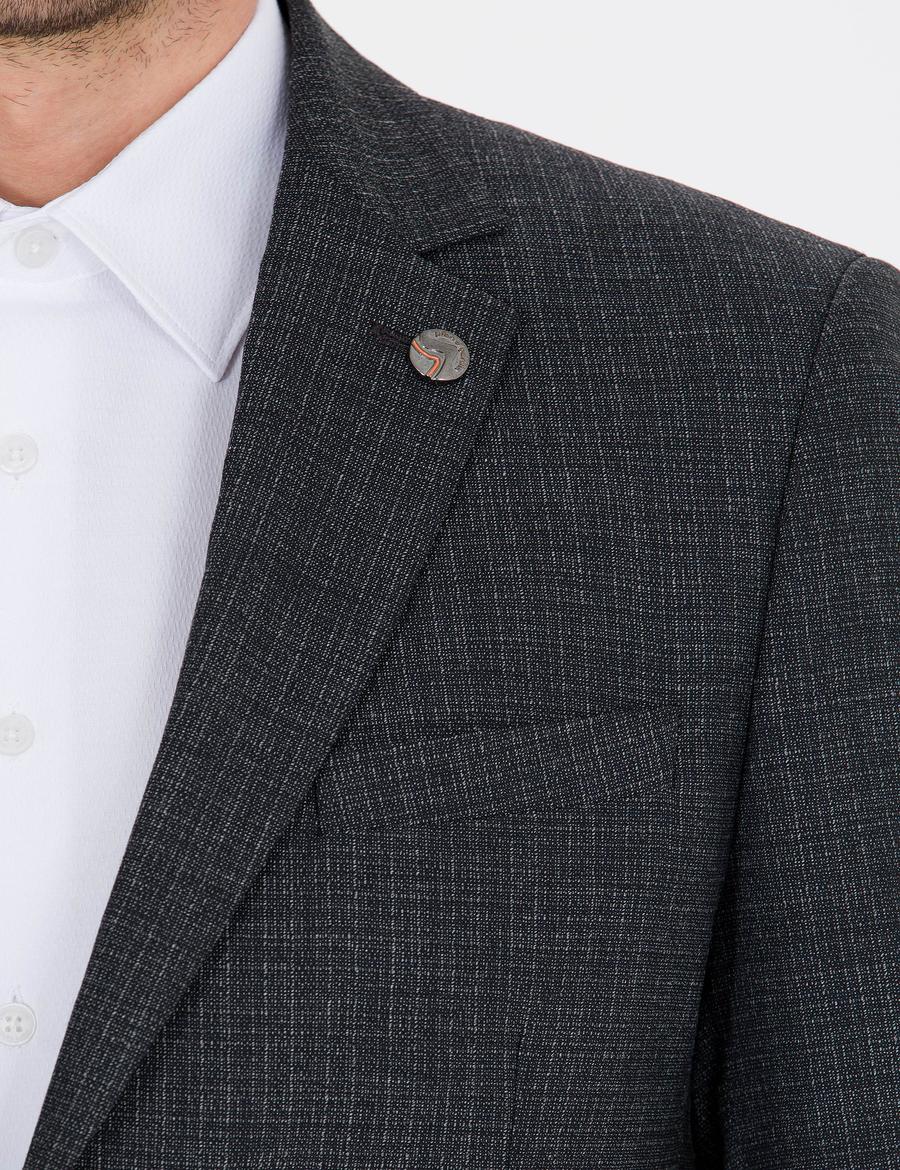 Siyah Ex. Slim Fit Ceket