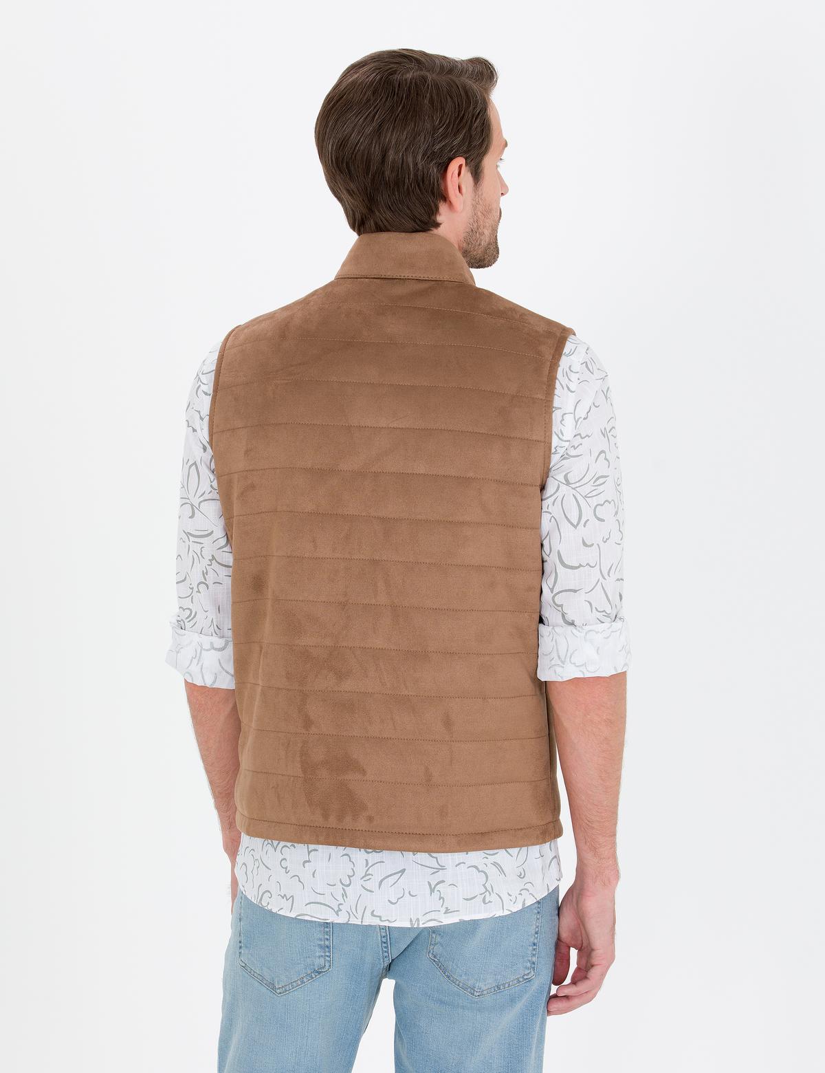 Vizon Suni Deri Yelek - 50275802015