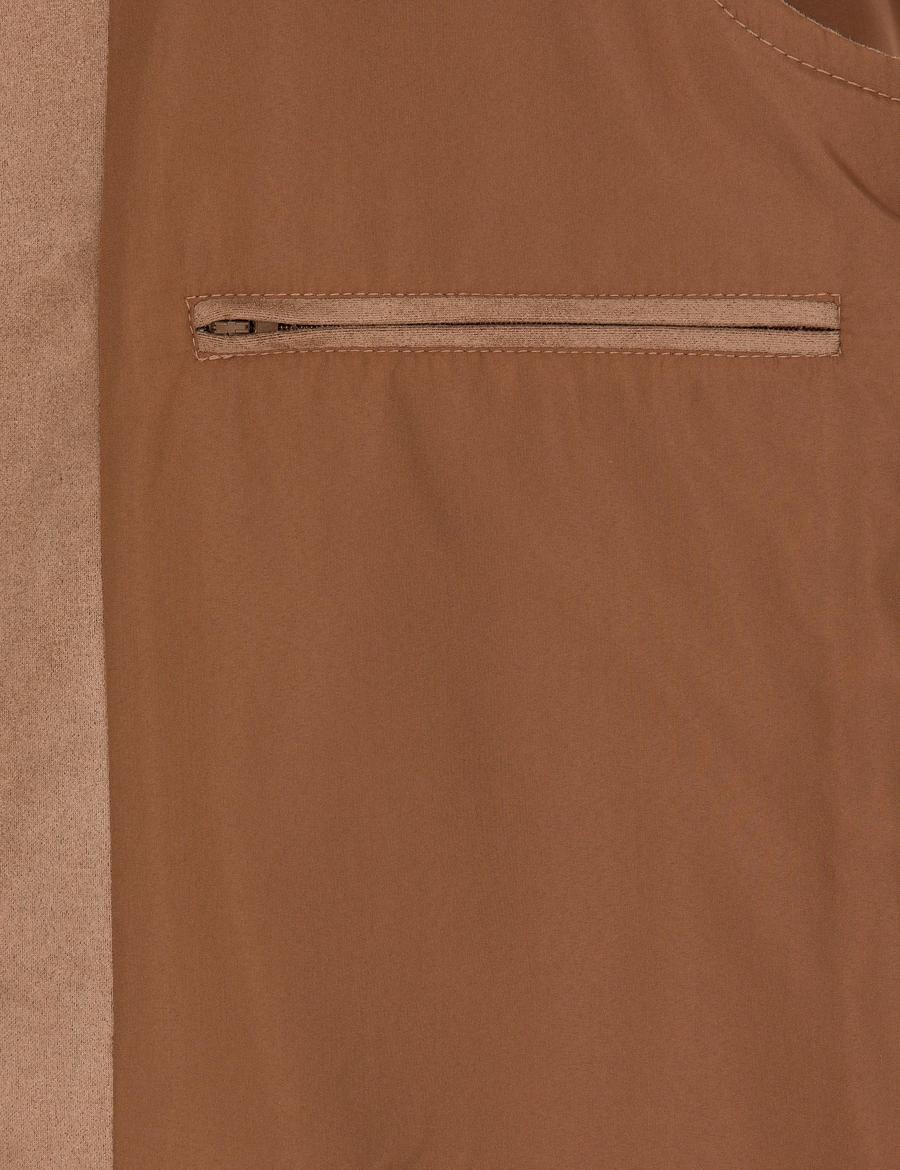 Vizon Suni Deri Yelek