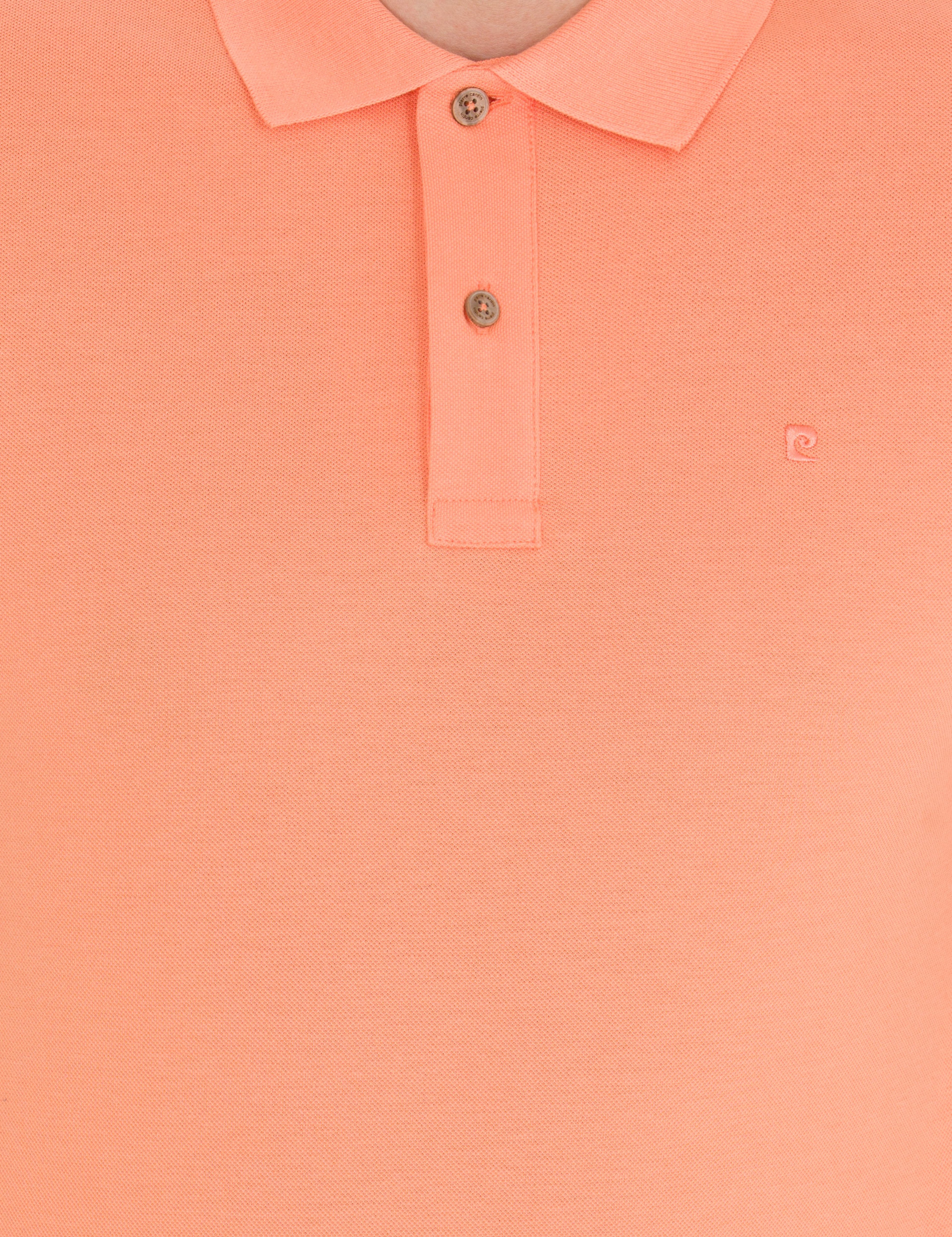 Pembe Slim Fit Polo Yaka Basic Tişört - Image 6