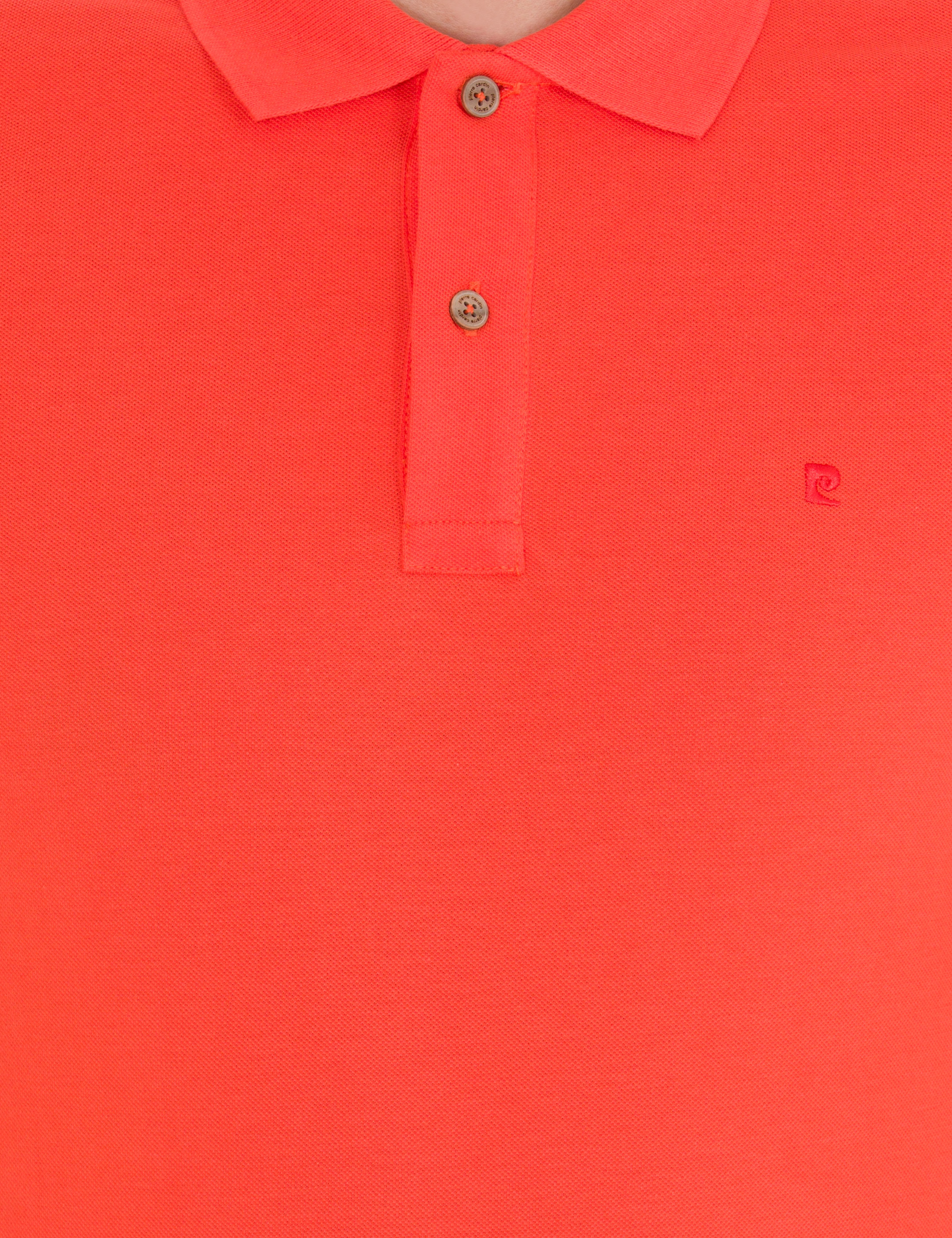 Kırmızı Slim Fit Polo Yaka Basic Tişört