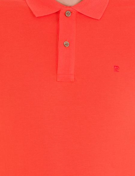 Kırmızı Slim Fit Polo Yaka Basic Tişört - 50262660212