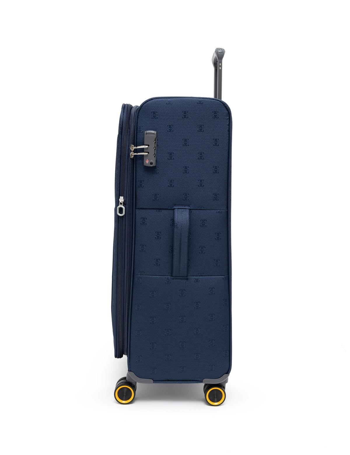 Lacivert Büyük Boy Kumaş Valiz - 50267624002