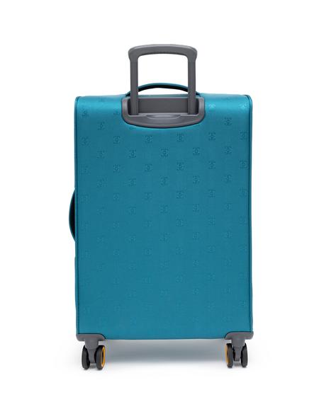 Yeşil Orta Boy Kumaş Valiz - 50267625003