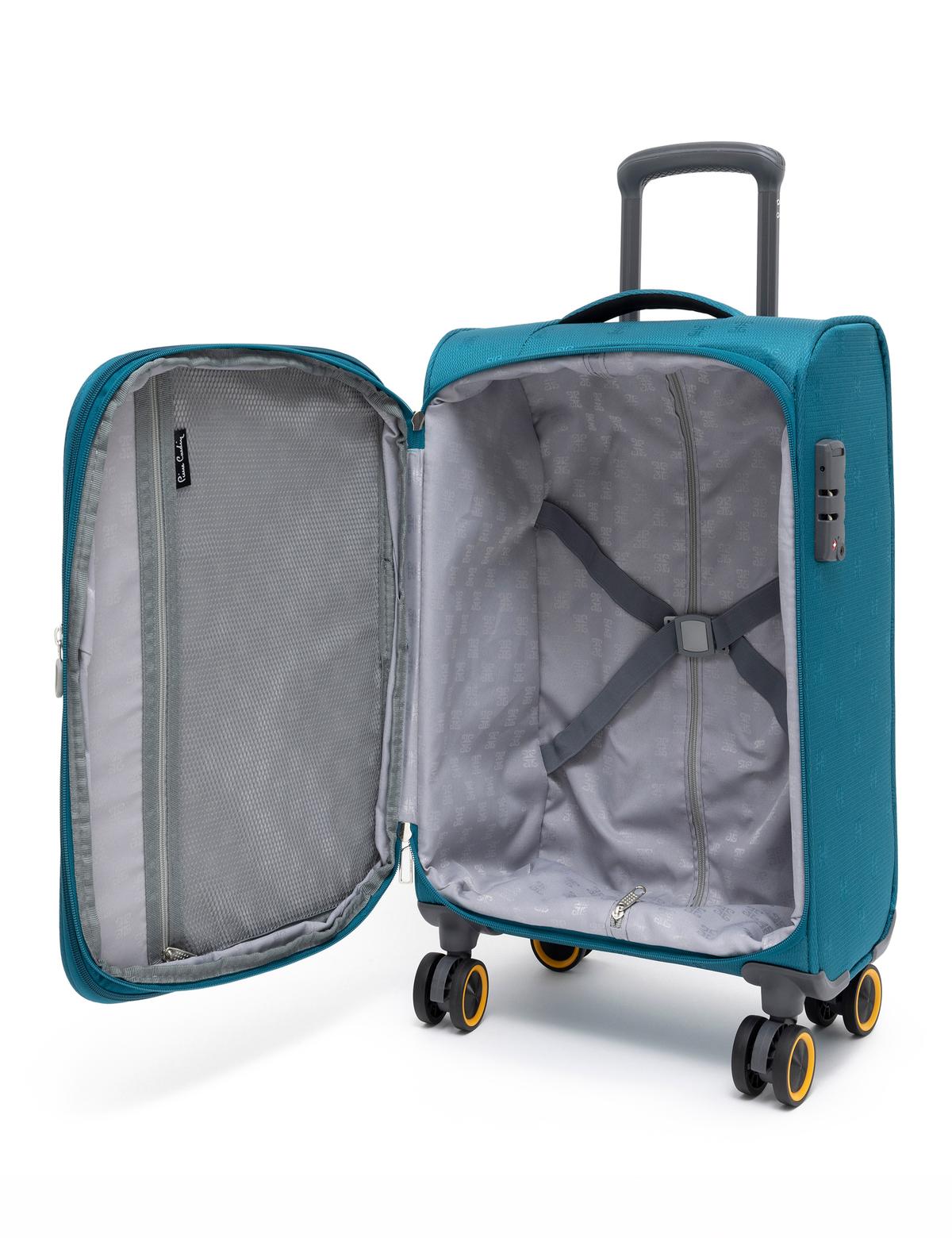 Yeşil Kabin Boy Kumaş Valiz - 50267626003