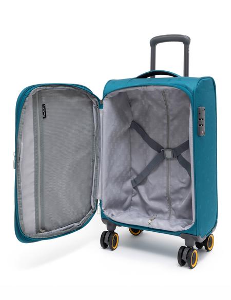 Yeşil Kabin Boy Kumaş Valiz - 50267626003