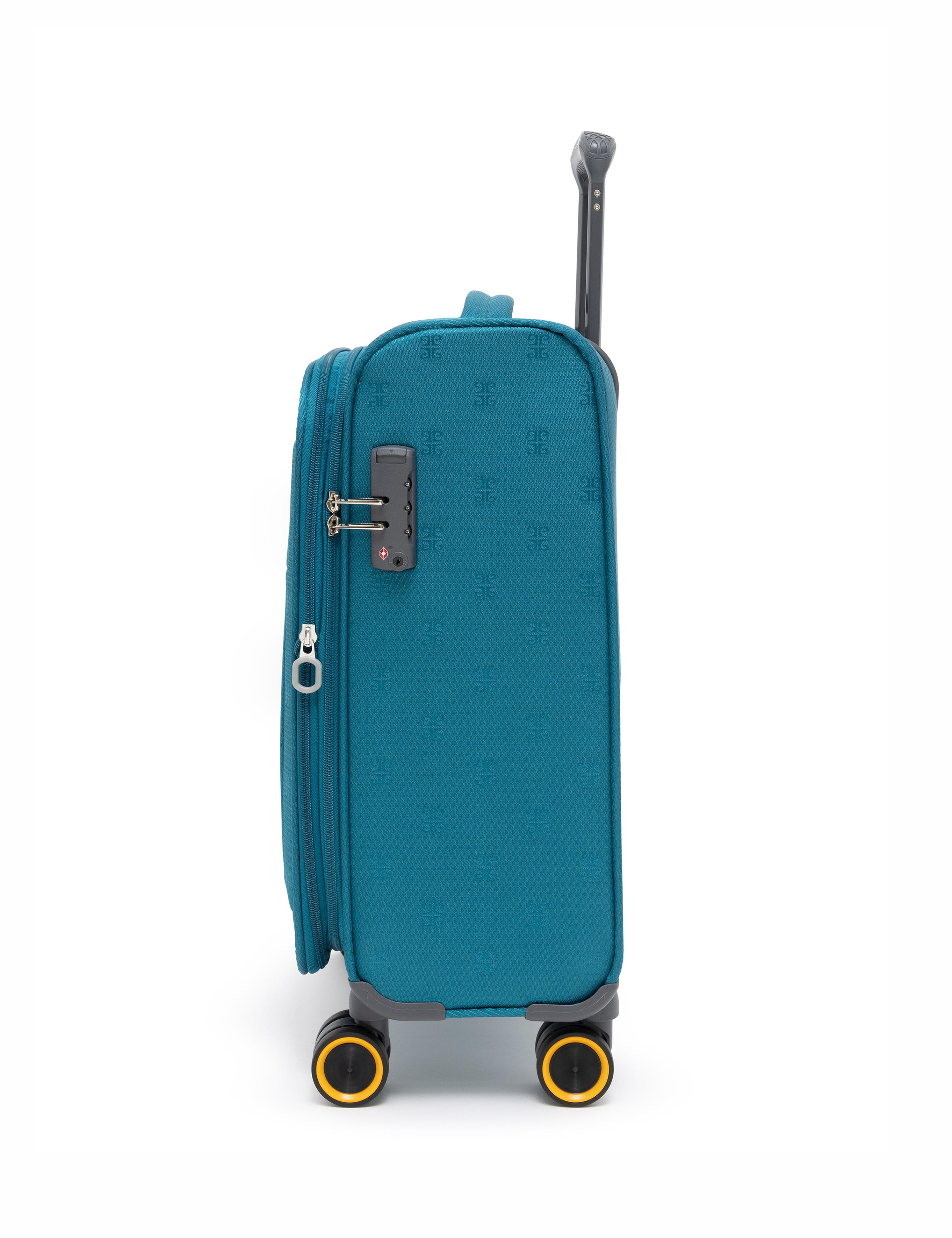 Yeşil Kabin Boy Kumaş Valiz