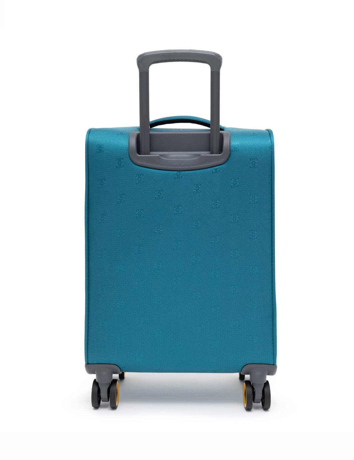 Yeşil Kabin Boy Kumaş Valiz - 50267626003