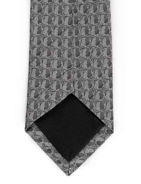 Gri 3'lü Kravat Mendil Set - 50269550002