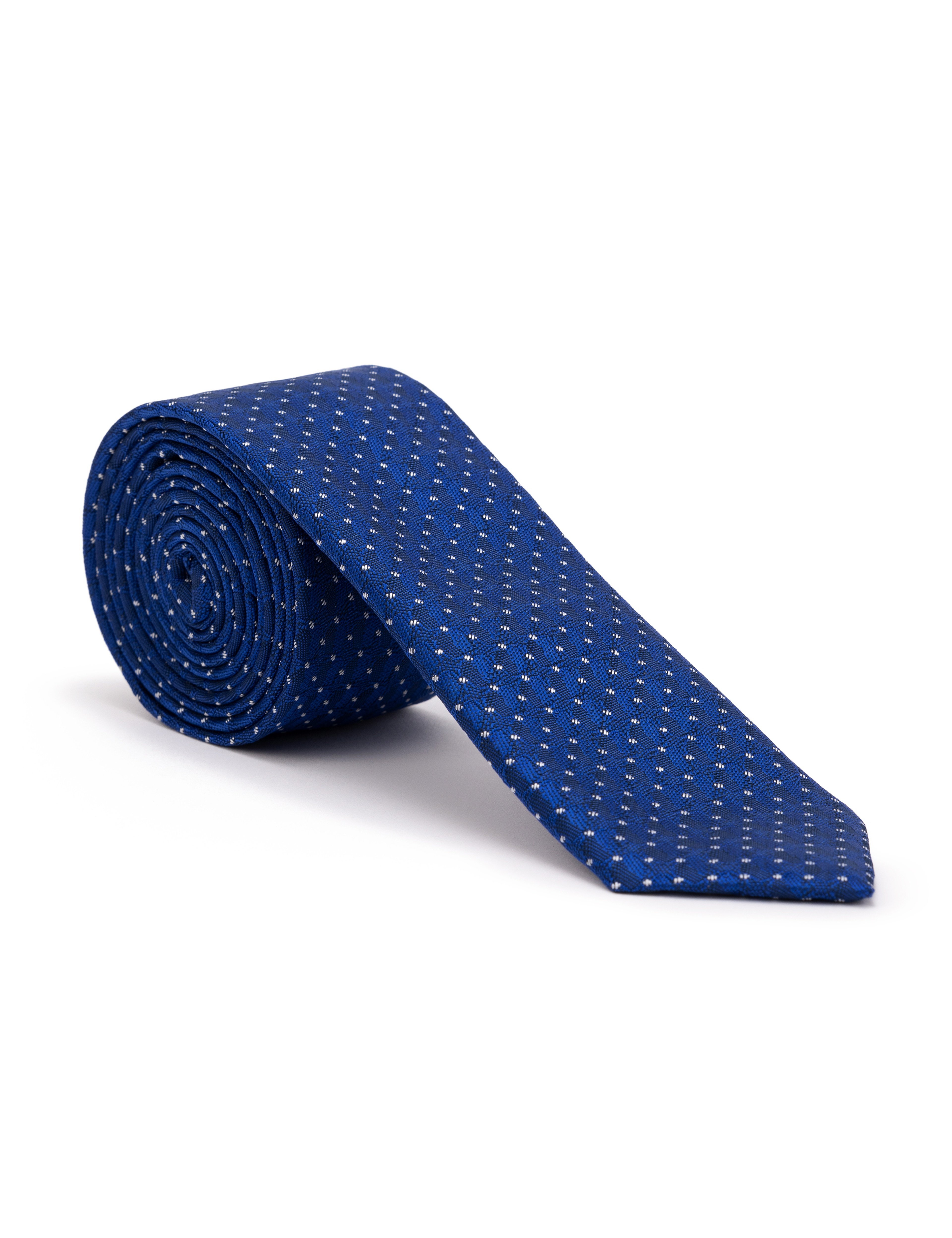 Mavi 3'lü Kravat Mendil Set - Image 2